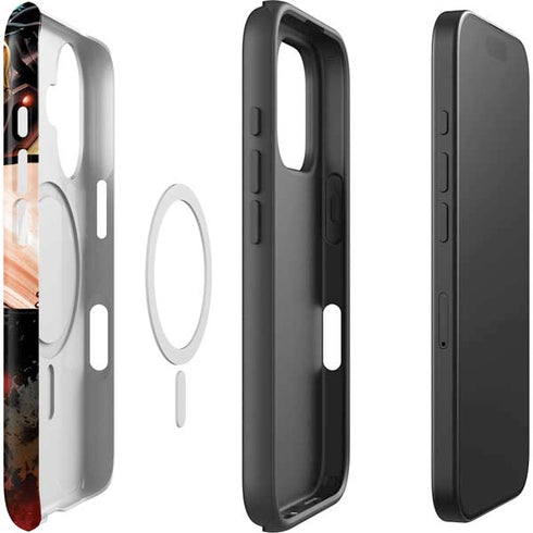 Marvel Iron Man Three Panel iPhone 16 Magsafe Impact Case