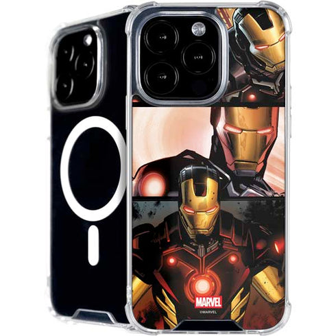 Marvel Iron Man Three Panel iPhone 16 Pro Max MagSafe Case