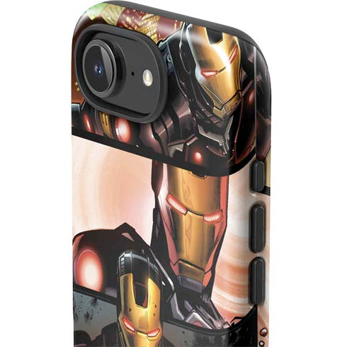 Marvel Iron Man Three Panel iPhone 16e Impact Case