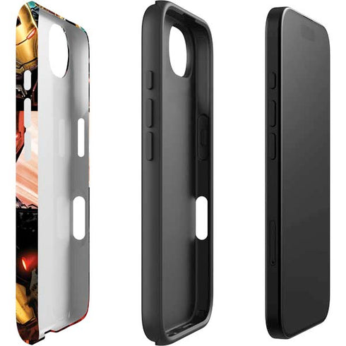Marvel Iron Man Three Panel iPhone 16e Impact Case