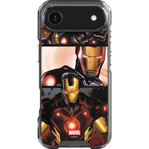 Marvel Iron Man Three Panel iPhone 17 Air Clear Case