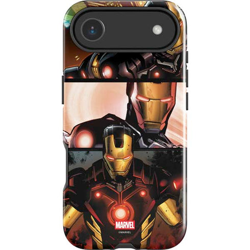 Marvel Iron Man Three Panel iPhone 17 Air Impact Case