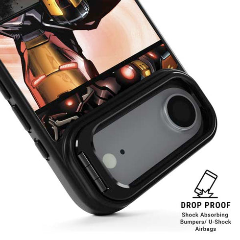 Marvel Iron Man Three Panel iPhone 17 Air Kickstand Case
