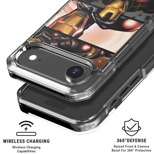 Marvel Iron Man Three Panel iPhone 17 Air MagSafe Case