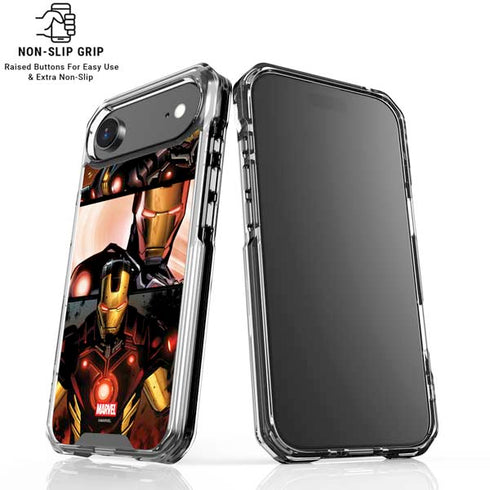 Marvel Iron Man Three Panel iPhone 17 Air MagSafe Case