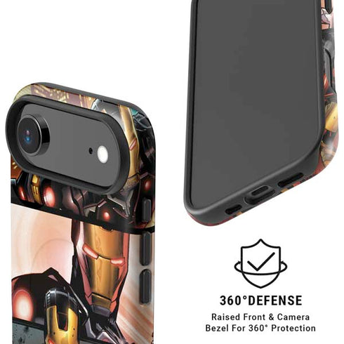 Marvel Iron Man Three Panel iPhone 17 Air Magsafe Impact Case