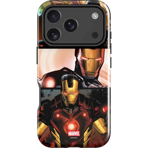 Marvel Iron Man Three Panel iPhone 17 Pro Impact Case