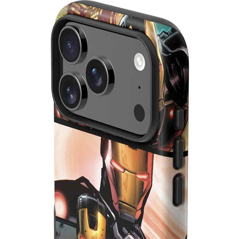 Marvel Iron Man Three Panel iPhone 17 Pro Impact Case