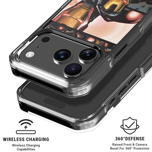 Marvel Iron Man Three Panel iPhone 17 Pro Max MagSafe Case
