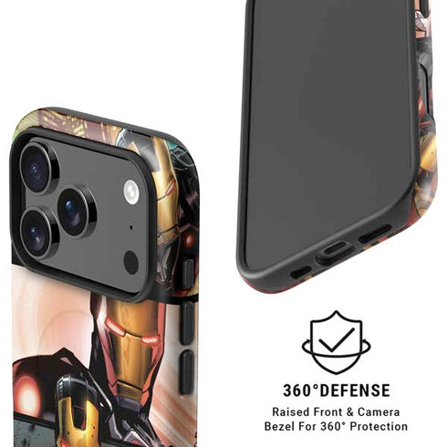Marvel Iron Man Three Panel iPhone 17 Pro Max Magsafe Impact Case
