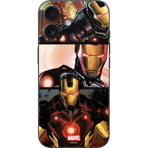 Marvel Iron Man Three Panel iPhone 17 Skin