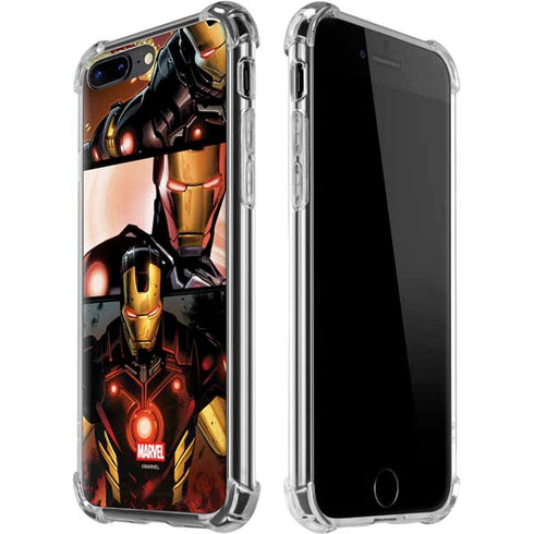Marvel Iron Man Three Panel iPhone 7/8 Plus Clear Case