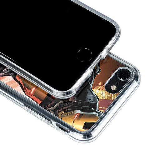 Marvel Iron Man Three Panel iPhone SE (2nd & 3rd Gen) Clear Case