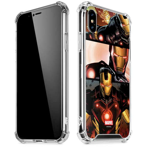 Marvel Iron Man Three Panel iPhone X/XS Clear Case