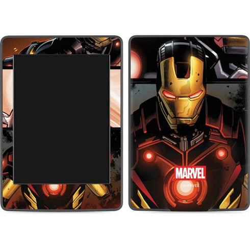 Marvel Iron Man Three Panel Amazon Kindle Skin