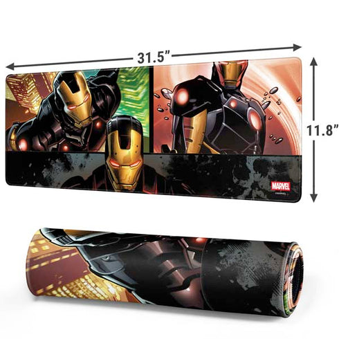 Marvel Iron Man Three Panel Gaming Mouse Pad