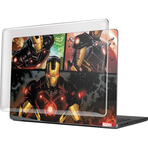 Marvel Iron Man Three Panel MacBook Pro 14in (2021-24) Case plus Skin