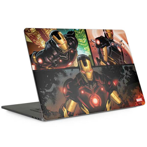 Marvel Iron Man Three Panel Apple MacBook Pro 15-inch Skin