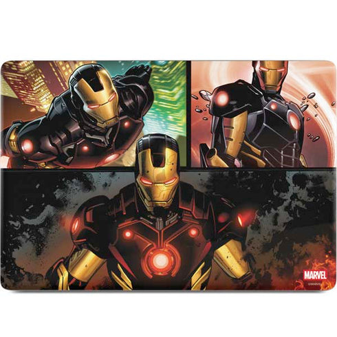 Marvel Iron Man Three Panel MacBook Skins