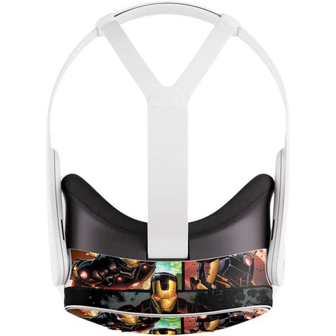 Marvel Iron Man Three Panel Meta Quest 3S Skin