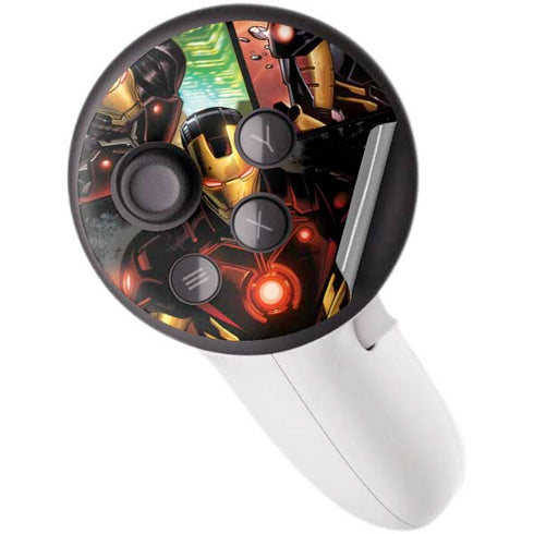 Marvel Iron Man Three Panel Meta Quest 3S Skin