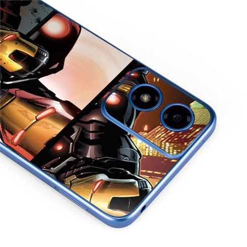 Marvel Iron Man Three Panel Moto G Play 4G (2024) Skin