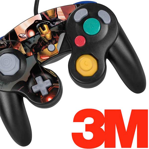 Marvel Iron Man Three Panel Nintendo GameCube Controller Skin