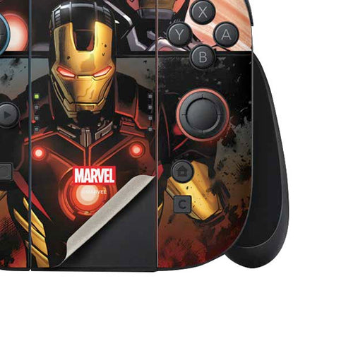 Marvel Iron Man Three Panel Nintendo Switch 2 (2025) Joy-Con Controller Skin