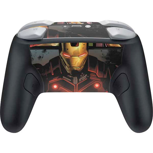 Marvel Iron Man Three Panel Nintendo Switch 2 (2025) Pro Controller Skin