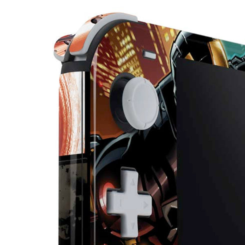 Marvel Iron Man Three Panel Nintendo Switch Lite Skin