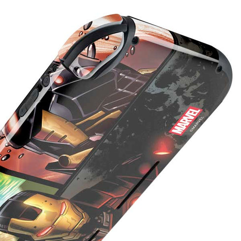 Marvel Iron Man Three Panel Nintendo Switch Lite Skin