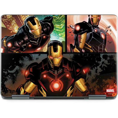 Marvel Iron Man Three Panel Notebook 9 Pro 13in (2017) Skin