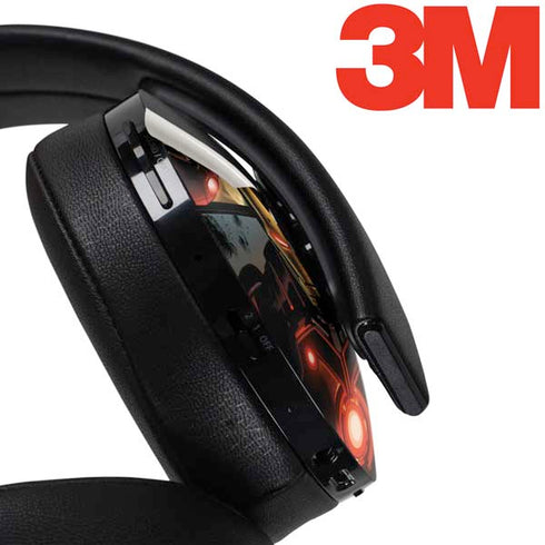 Marvel Iron Man Three Panel PlayStation 4 Gold Wireless Headset Skin