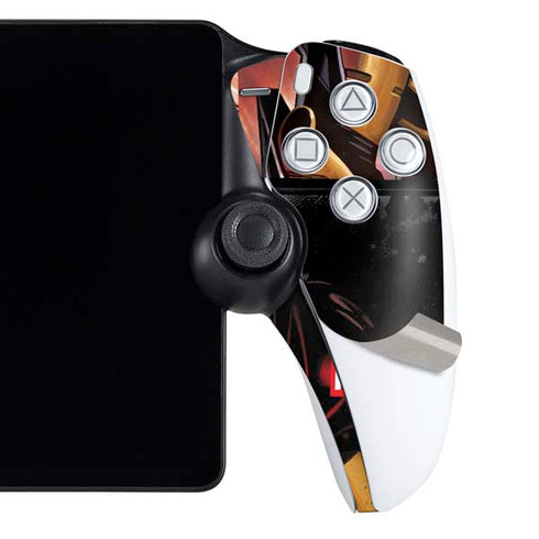 Marvel Iron Man Three Panel PlayStation Portal Remote Player Skin