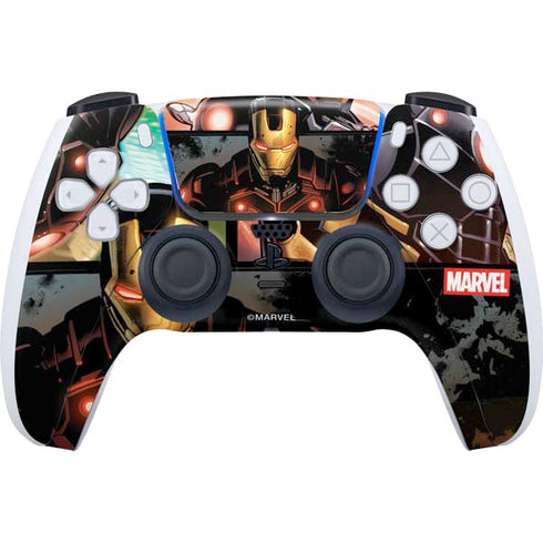 Marvel Iron Man Three Panel PlayStation PS5 Skins
