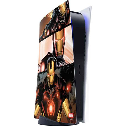 Marvel Iron Man Three Panel PS5 Digital Edition Console Skin