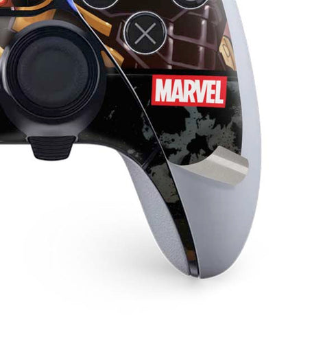 Marvel Iron Man Three Panel PS5 DualSense Edge Pro Controller Skin