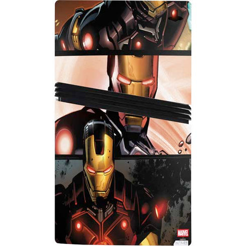 Marvel Iron Man Three Panel PS5 Pro Console Skin