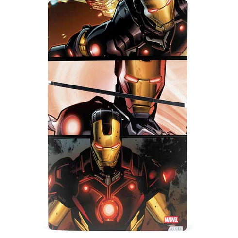 Marvel Iron Man Three Panel PS5 Slim Digital Edition Bundle Skin