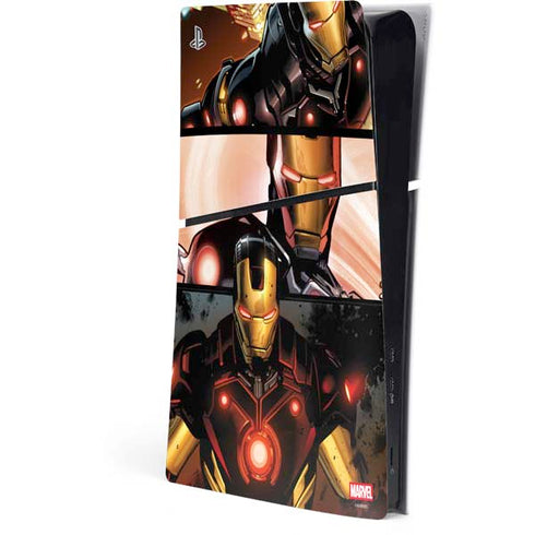 Marvel Iron Man Three Panel PlayStation PS5 Skins