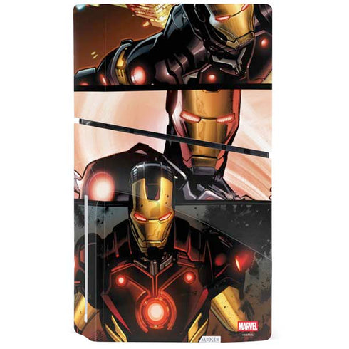 Marvel Iron Man Three Panel PS5 Slim Disk Console Skin