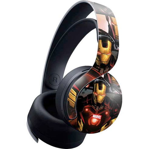 Marvel Iron Man Three Panel PULSE 3D Wireless Headset for PS5 Skin