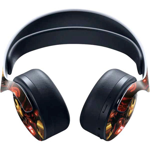 Marvel Iron Man Three Panel PULSE 3D Wireless Headset for PS5 Skin