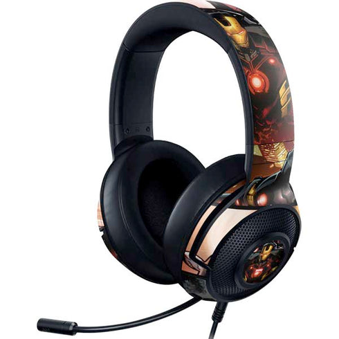 Marvel Iron Man Three Panel Razer Kraken X Skin