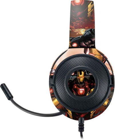 Marvel Iron Man Three Panel Razer Kraken X Skin