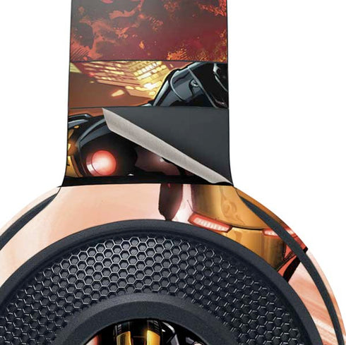 Marvel Iron Man Three Panel Razer Kraken X Skin