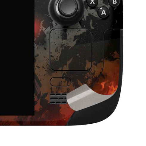 Marvel Iron Man Three Panel Steam Deck Handheld Gaming Computer OLED Skin
