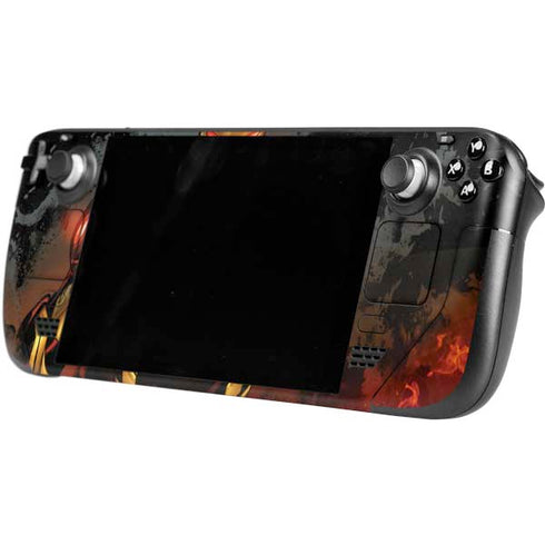 Marvel Iron Man Three Panel Steam Deck Handheld Gaming Computer Skin