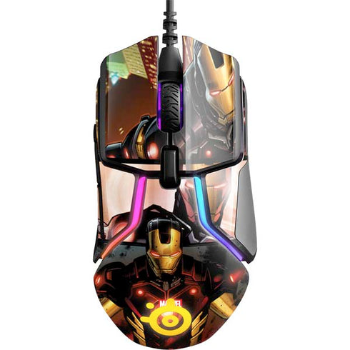 Marvel Iron Man Three Panel SteelSeries Rival 600 Gaming Mouse Skin