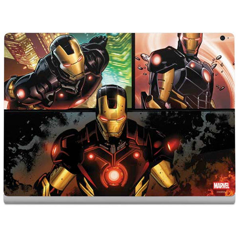Marvel Iron Man Three Panel Surface Book 2 15in Skin